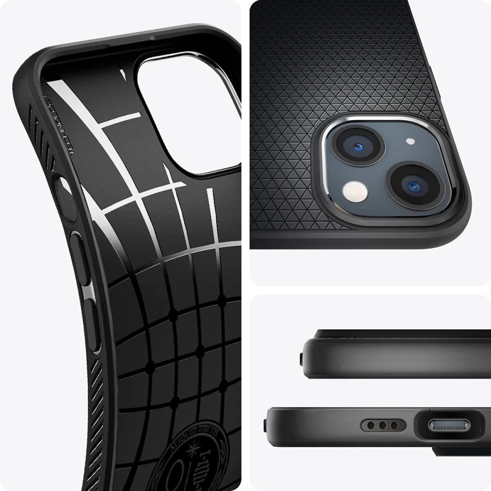 Apple iPhone 13 Mini dėklas Juoda SPIGEN Liquid Air