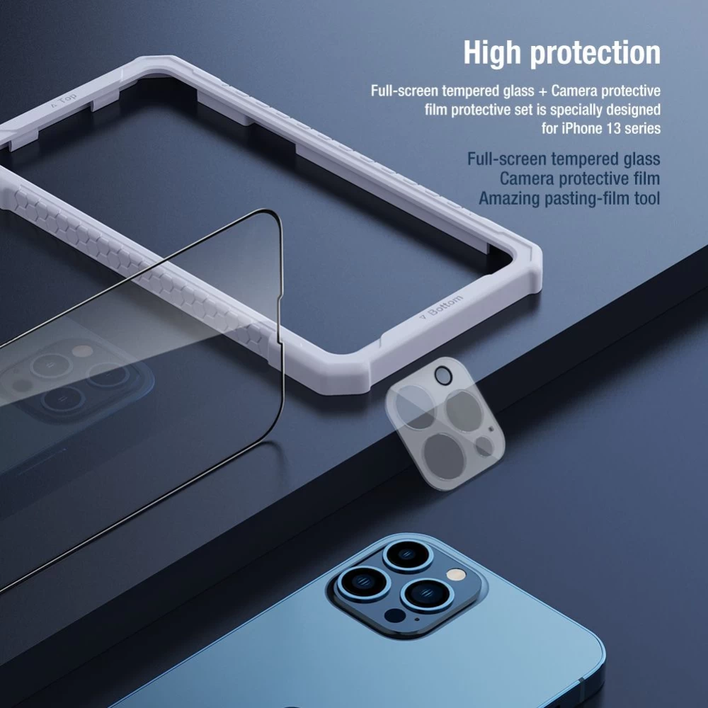 Apple iPhone 13 Pro aizsargstikls  Nillkin 2-in-1 HD Full Screen