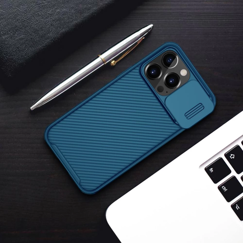 Apple iPhone 13 Pro skal svart Nillkin CamShield Magnetic