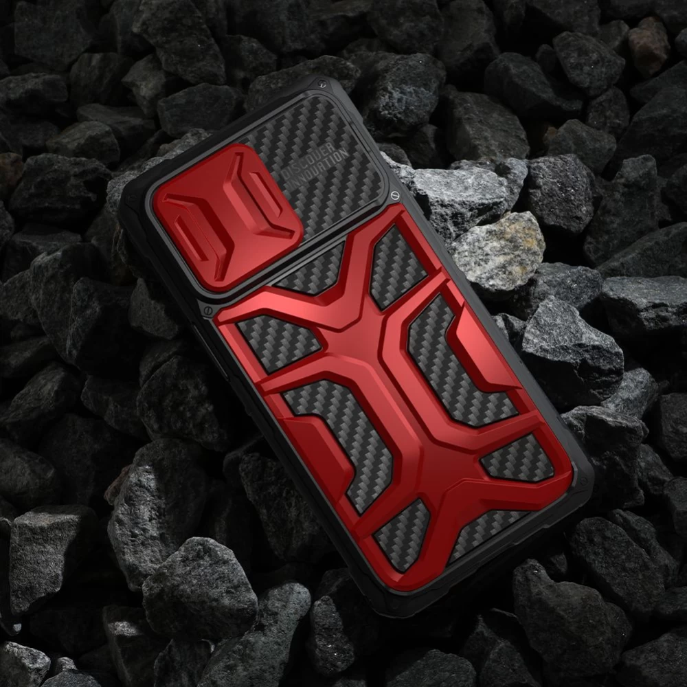 Apple iPhone 13 Pro skal röd Nillkin Adventurer