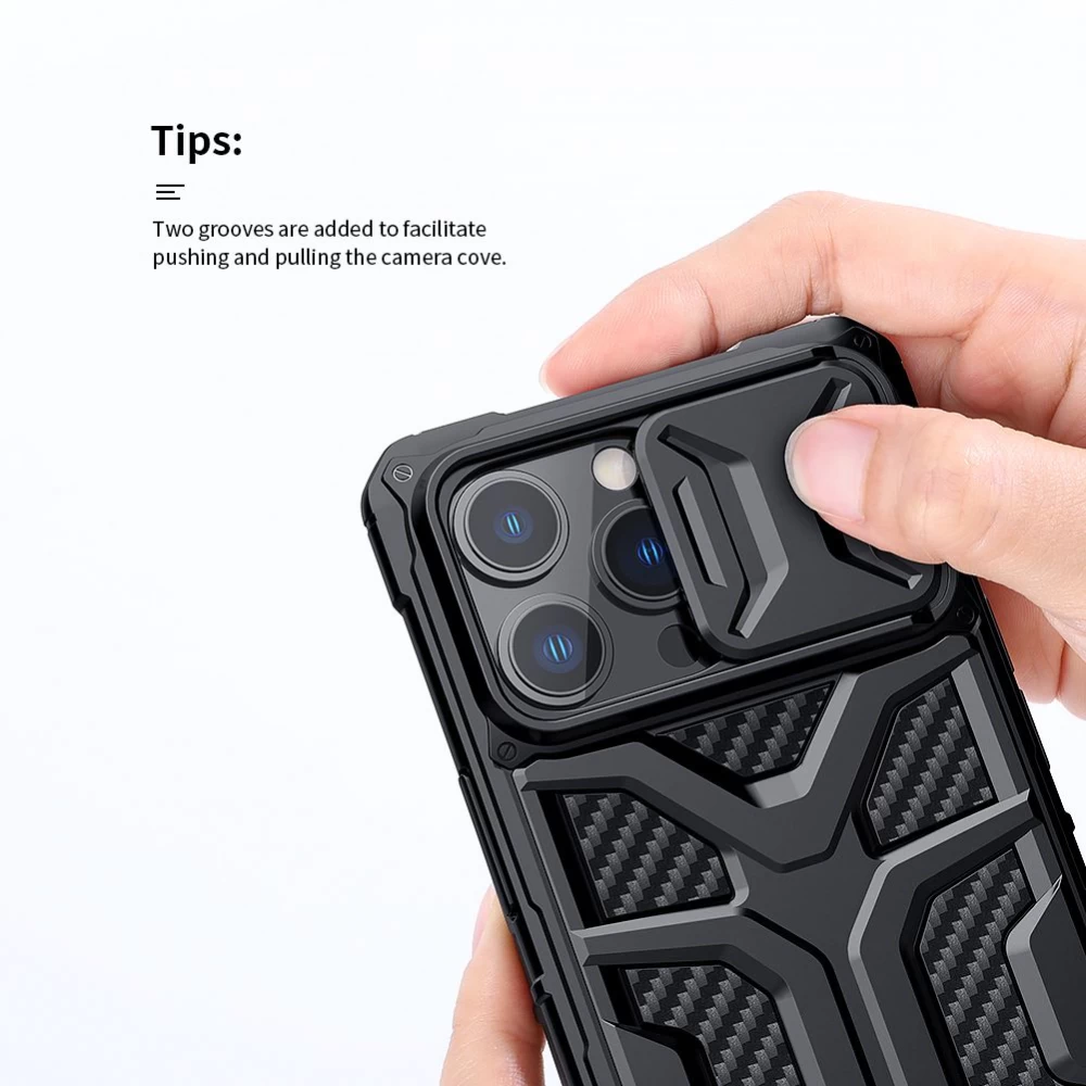Apple iPhone 13 Pro skal röd Nillkin Adventurer