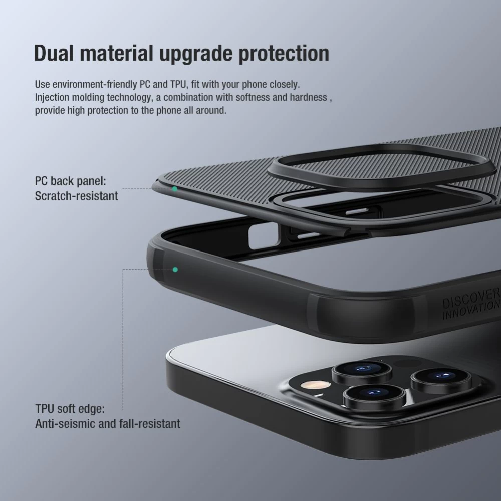 Apple iPhone 13 Pro skal röd Nillkin Super Frosted Shield