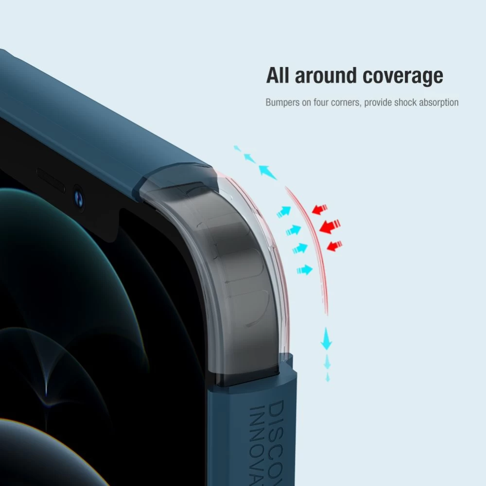 Apple iPhone 13 Pro skal röd Nillkin Super Frosted Shield