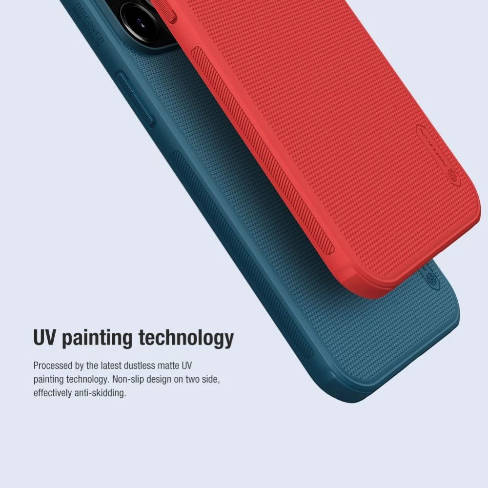 Apple iPhone 13 Pro skal röd Nillkin Super Frosted Shield