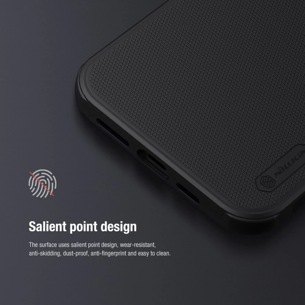 Apple iPhone 13 Pro skal röd Nillkin Super Frosted Shield
