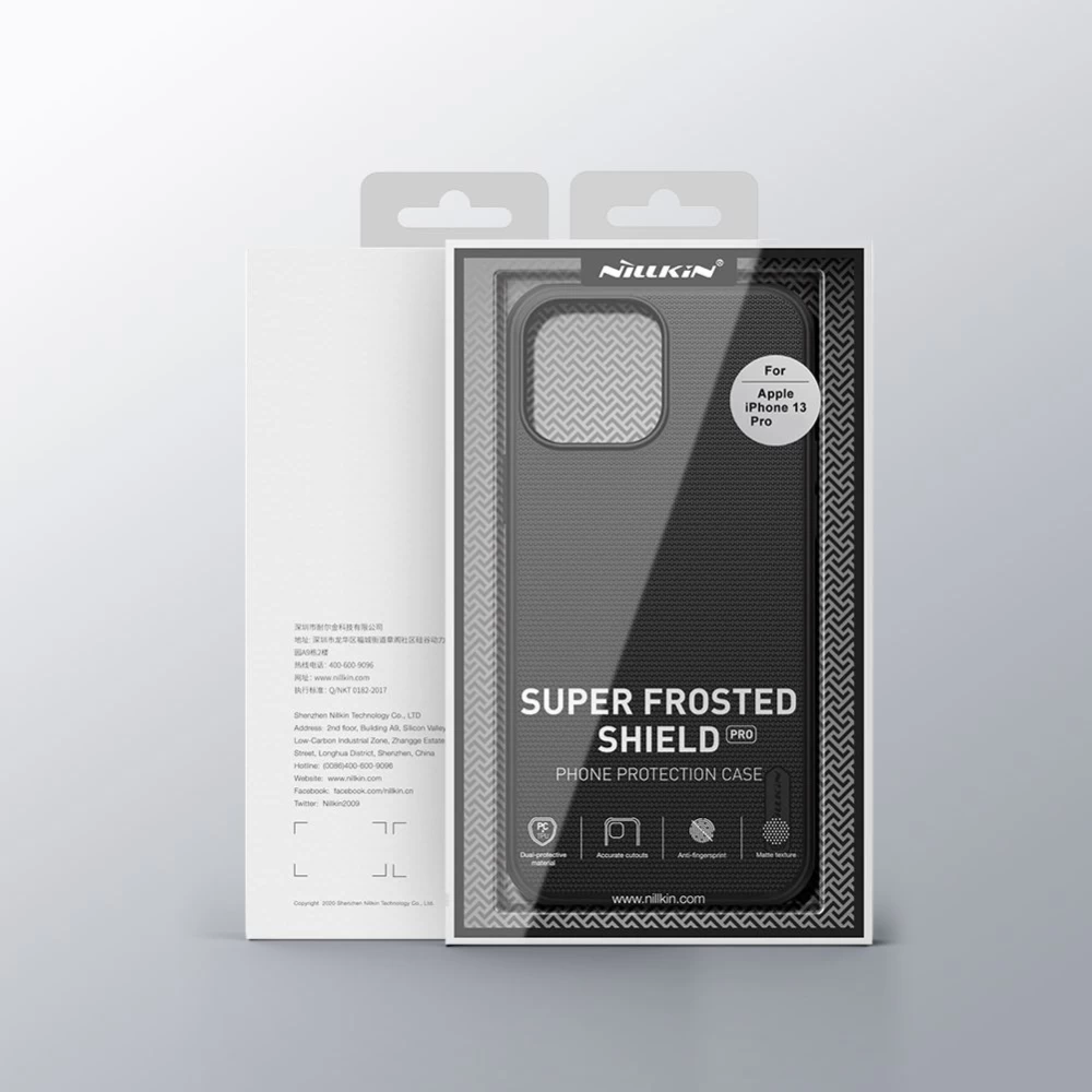 Apple iPhone 13 Pro skal röd Nillkin Super Frosted Shield