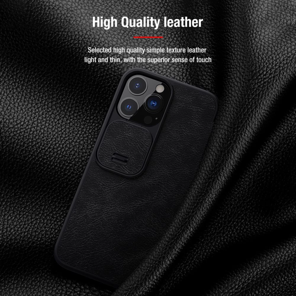 Apple iPhone 13 Pro maciņš sarkans Nillkin Qin Leather