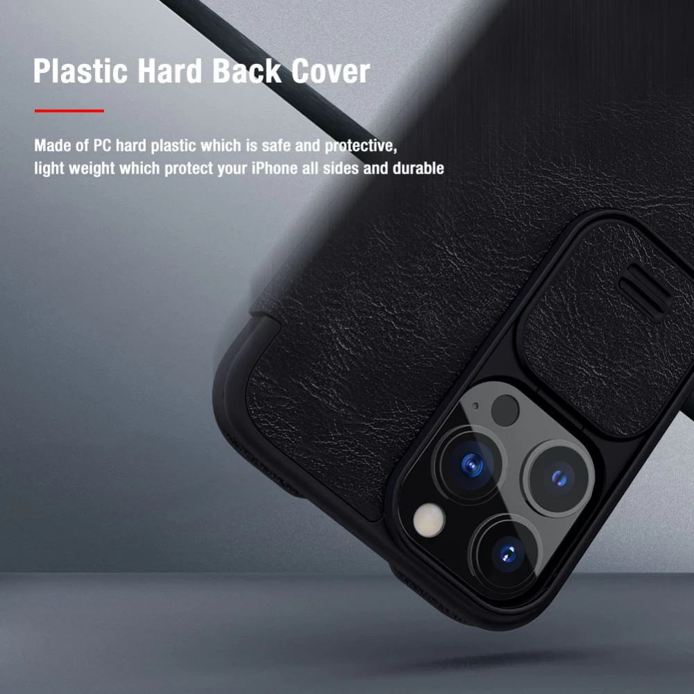 Apple iPhone 13 Pro maciņš sarkans Nillkin Qin Leather