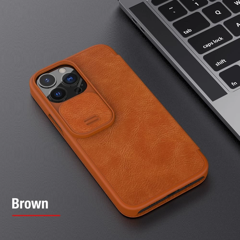 Apple iPhone 13 Pro maciņš sarkans Nillkin Qin Leather