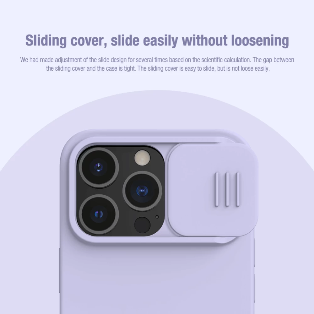 Apple iPhone 13 Pro vāciņš zaļš Nillkin CamShield Silky Magnetic Silicon