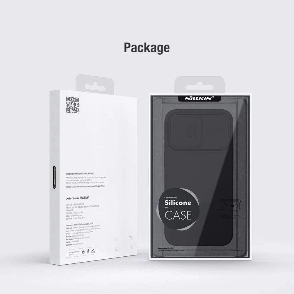 Apple iPhone 13 Pro vāciņš zaļš Nillkin CamShield Silky Magnetic Silicon