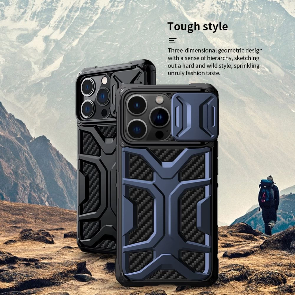 Apple iPhone 13 Pro vāciņš zils Nillkin Adventurer