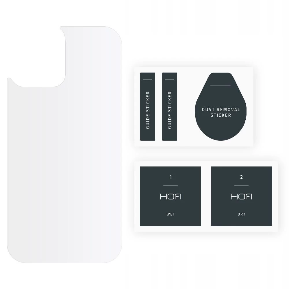 Apple iPhone 13 Pro aizsargstikls  HOFI Hybrid PRO+ Back Protector
