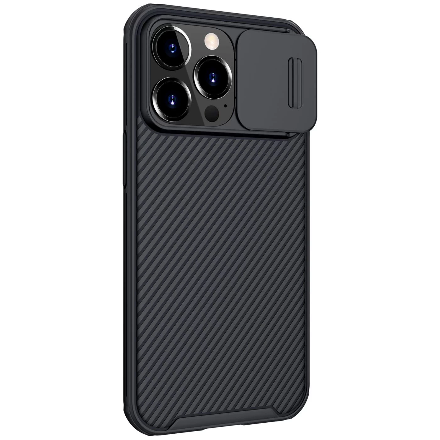 Apple iPhone 13 Pro skal svart Nillkin CamShield Magnetic
