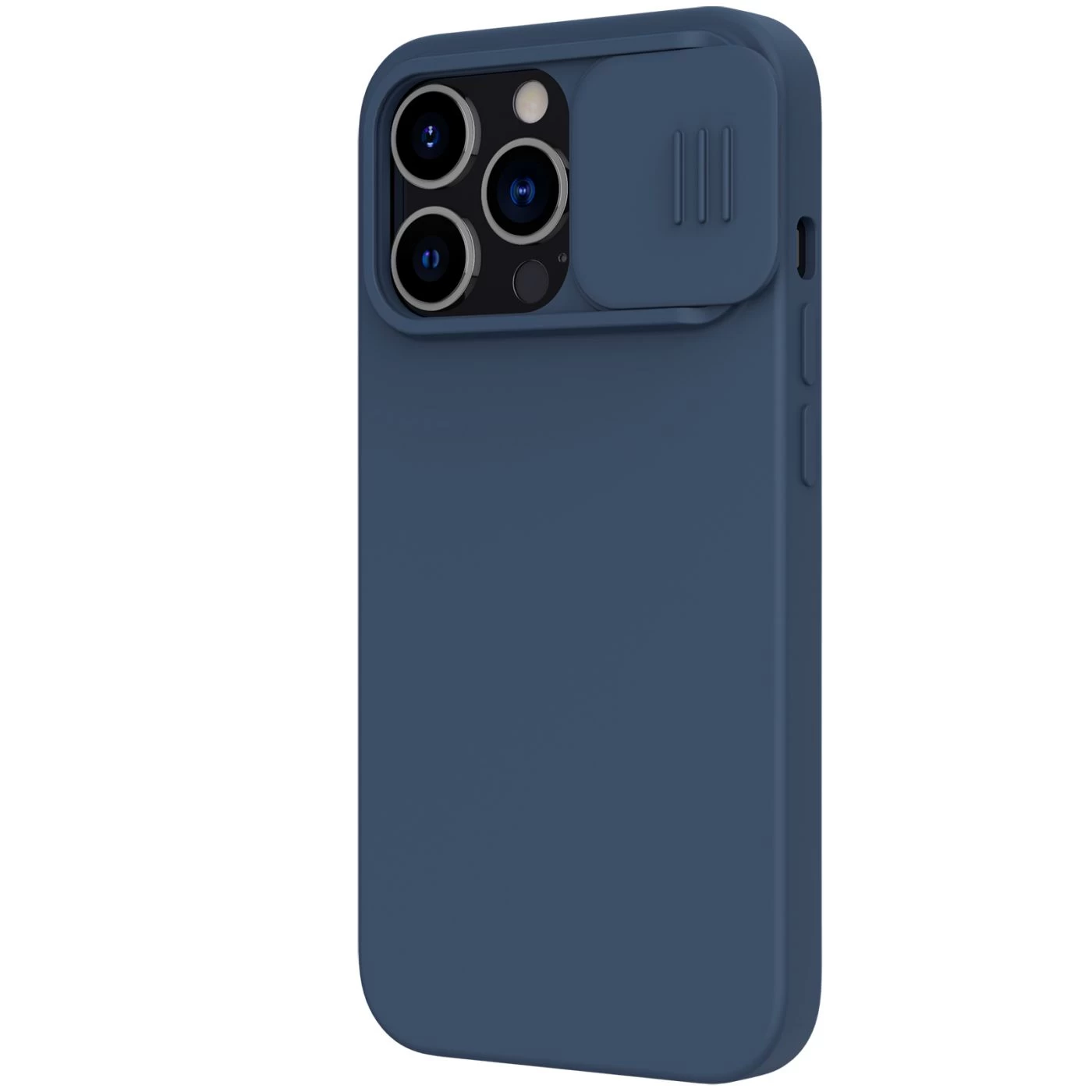 Apple iPhone 13 Pro vāciņš zils Nillkin CamShield Silky Silicon