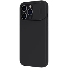 Apple iPhone 13 Pro vāciņš melns Nillkin CamShield Silky Silicon 