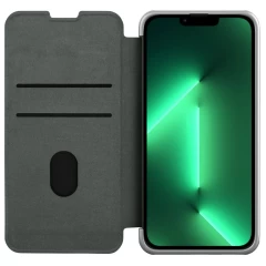 Apple iPhone 13 Pro fodral grå Nillkin Qin Leather (Cloth Version)