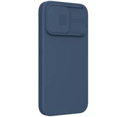 Apple iPhone 13 Pro vāciņš zils Nillkin CamShield Silky Silicon 