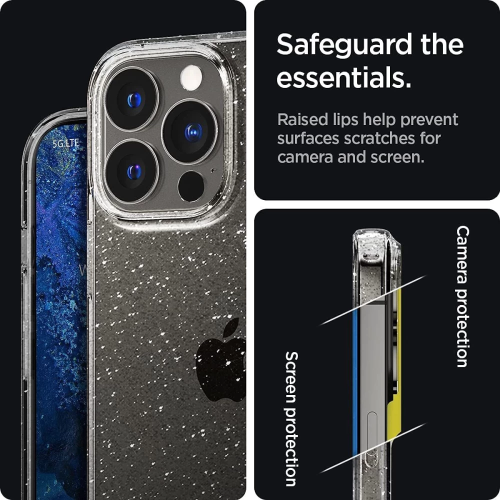 Apple iPhone 13 Pro Max ümbris läbipaistev SPIGEN Liquid Crystal