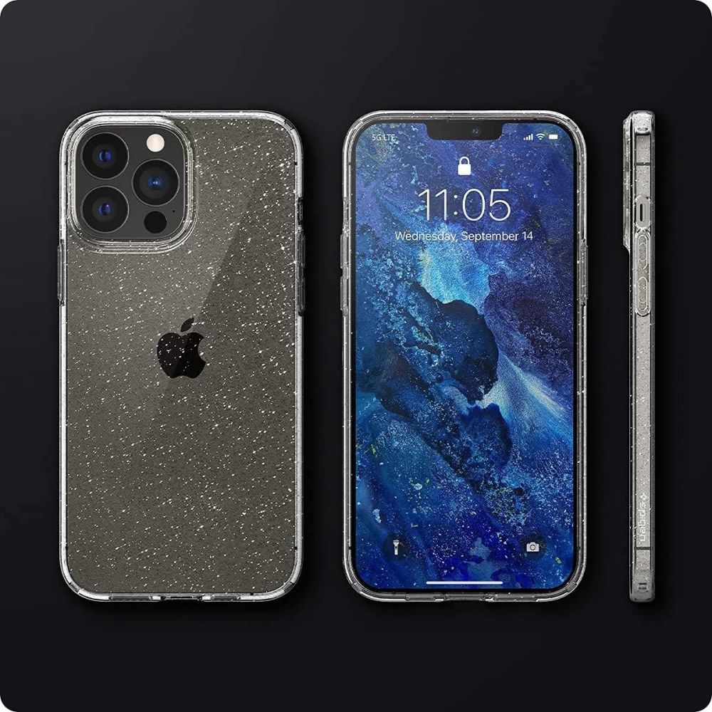 Apple iPhone 13 Pro Max ümbris läbipaistev SPIGEN Liquid Crystal