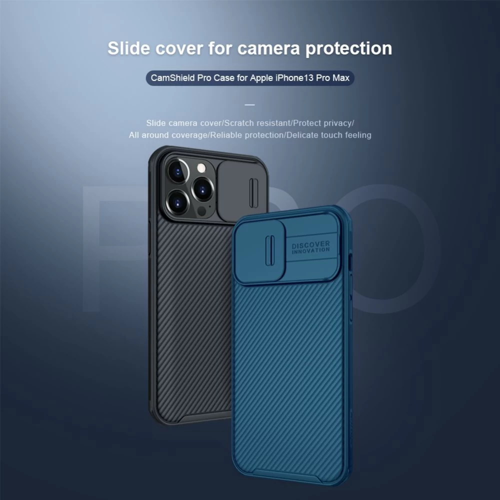 Apple iPhone 13 Pro Max case black Nillkin CamShield