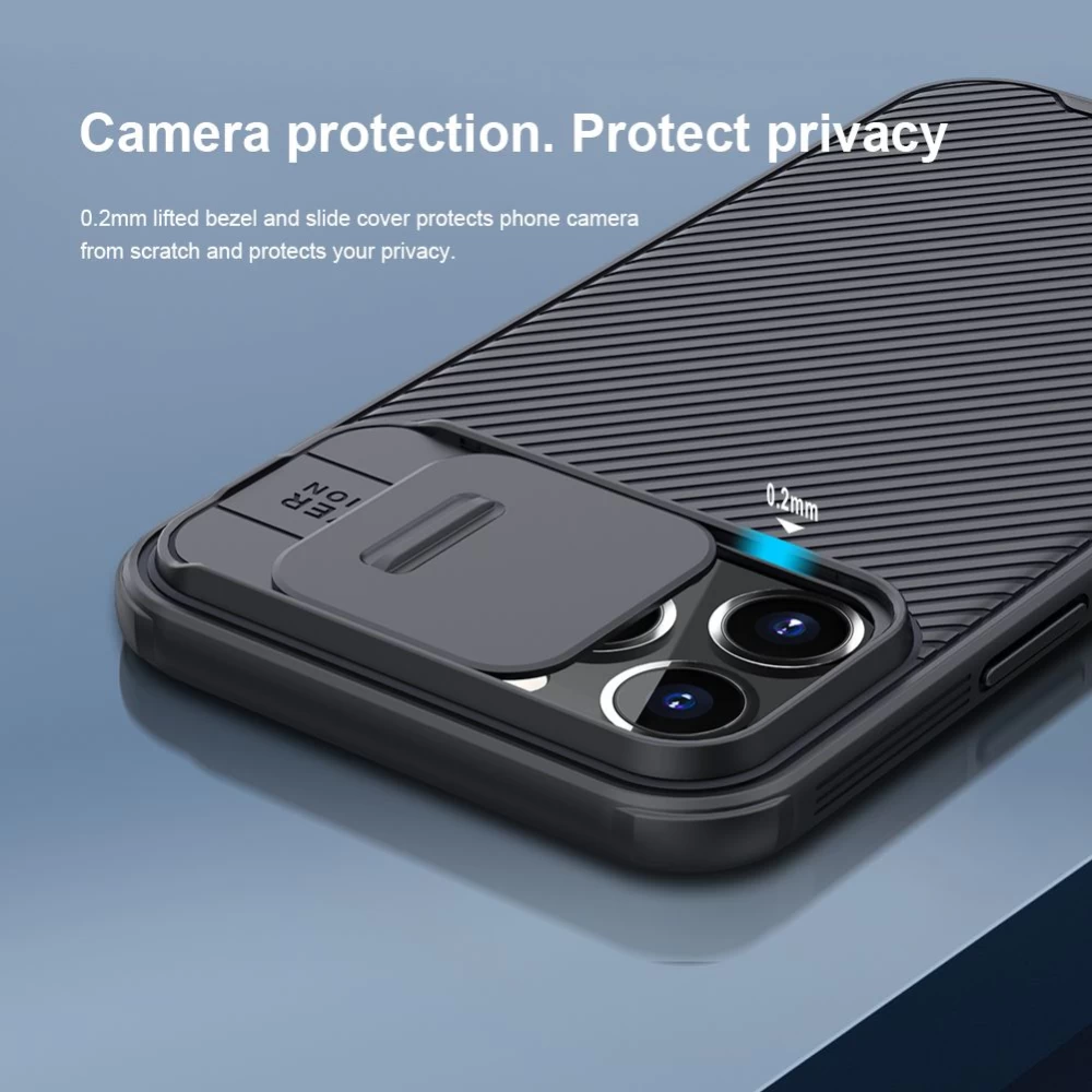 Apple iPhone 13 Pro Max case black Nillkin CamShield