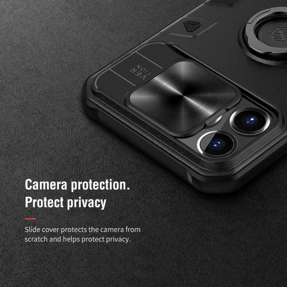 Apple iPhone 13 Pro Max case black Nillkin CamShield Armor