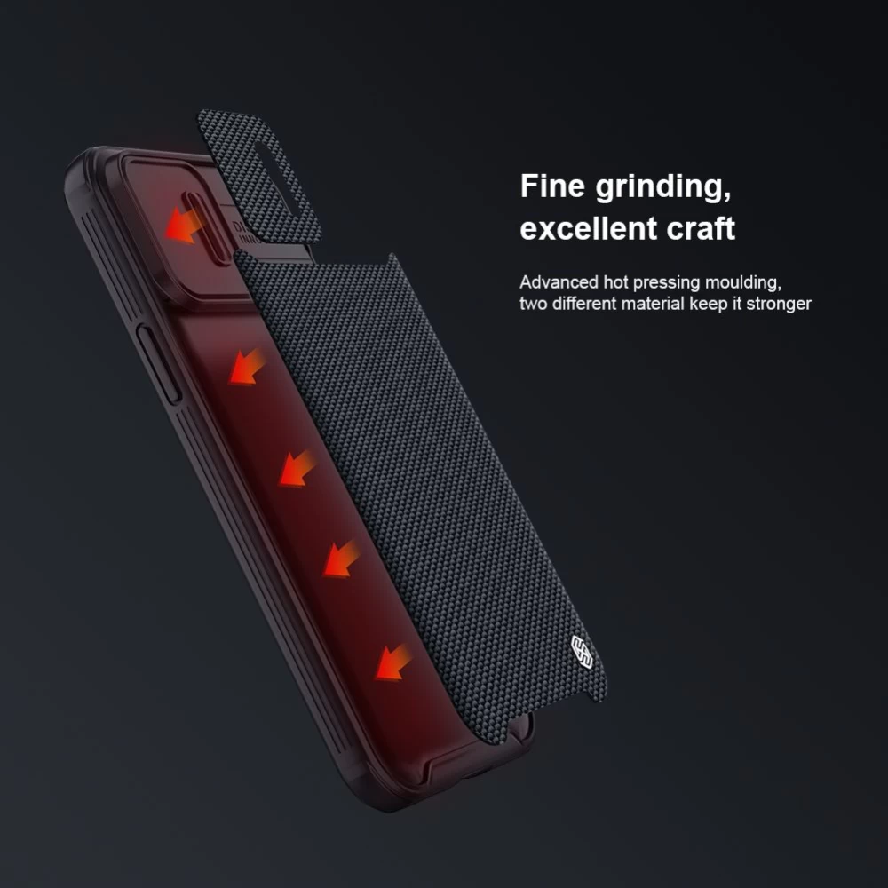 Apple iPhone 13 Pro Max skal svart Nillkin Textured
