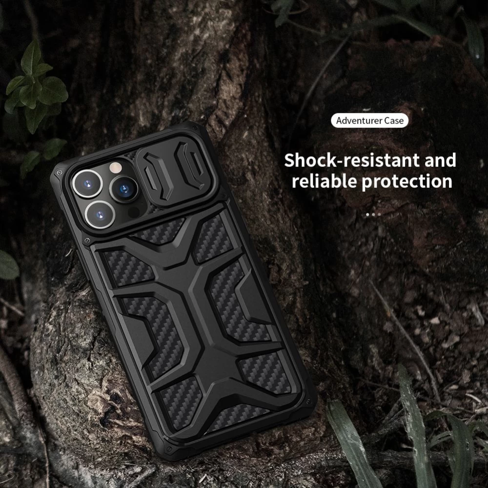 Apple iPhone 13 Pro Max case black Nillkin Adventurer