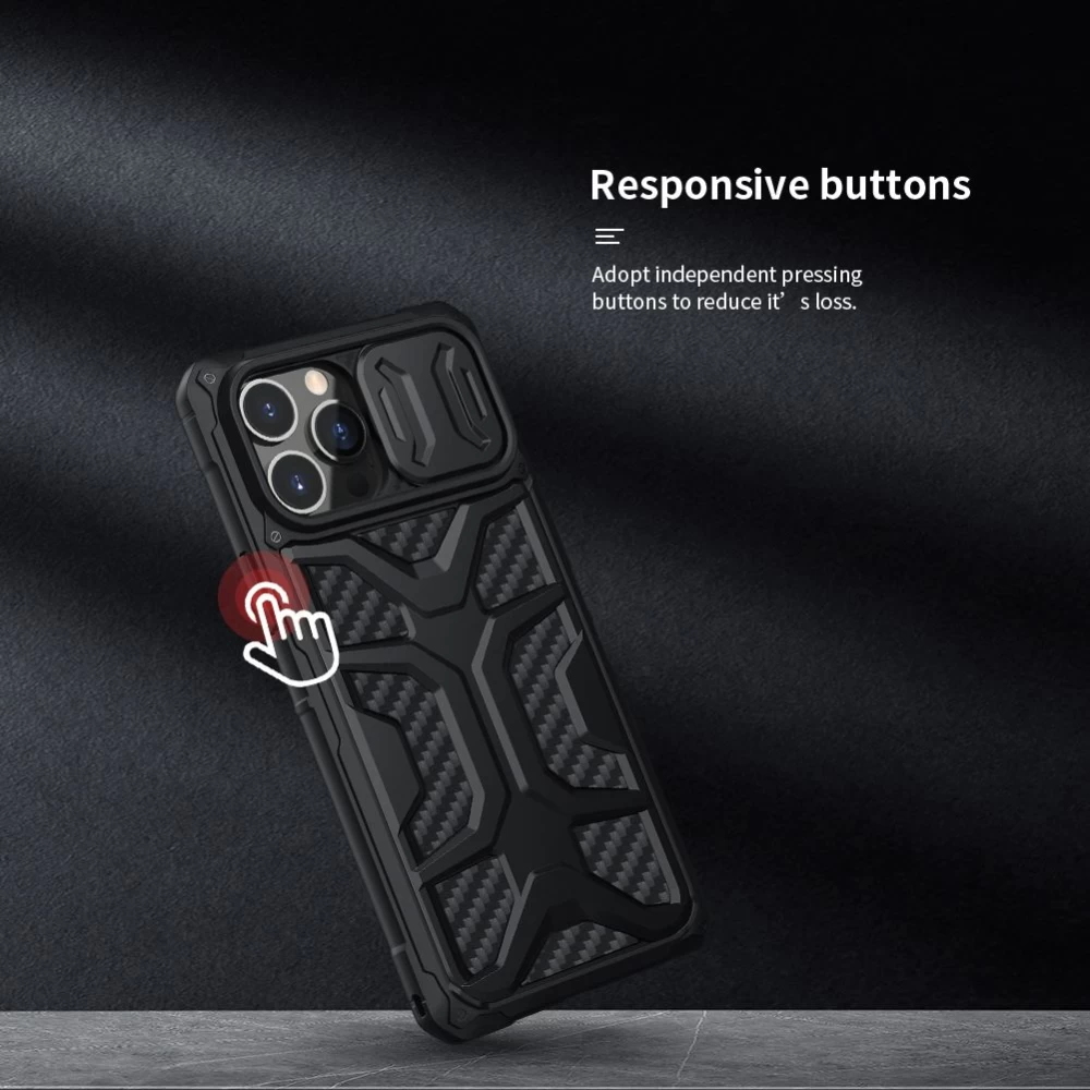 Apple iPhone 13 Pro Max case black Nillkin Adventurer