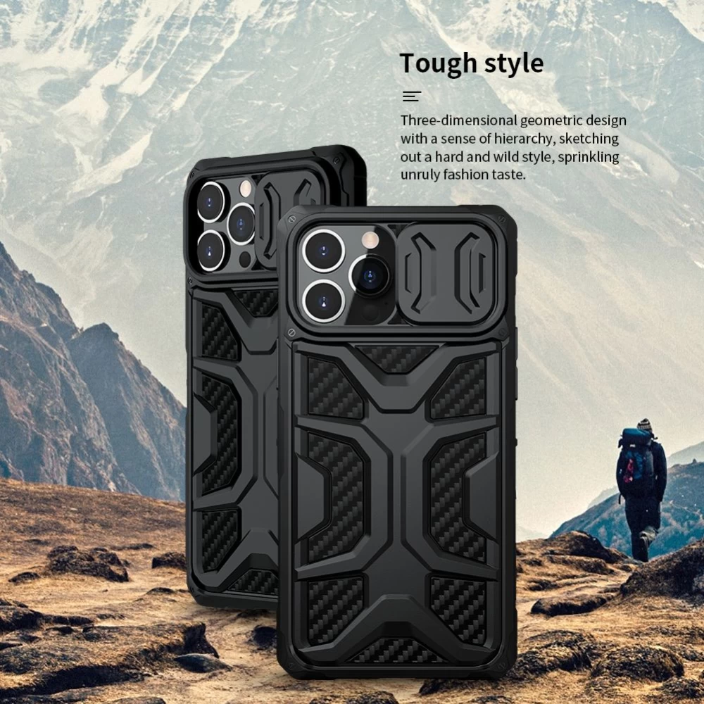 Apple iPhone 13 Pro Max case black Nillkin Adventurer