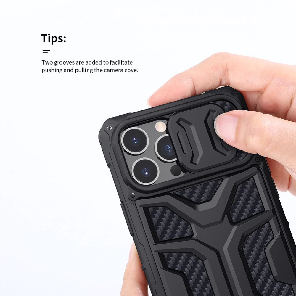 Apple iPhone 13 Pro Max case black Nillkin Adventurer
