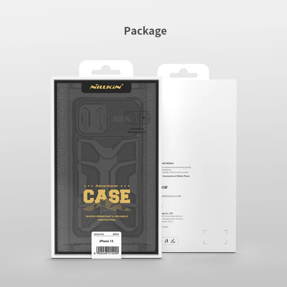 Apple iPhone 13 Pro Max case black Nillkin Adventurer