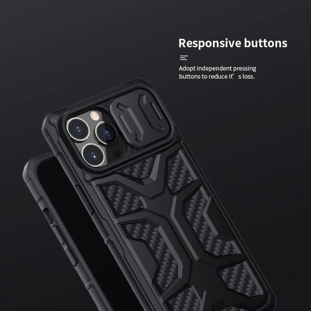 Apple iPhone 13 Pro Max skal röd Nillkin Adventurer