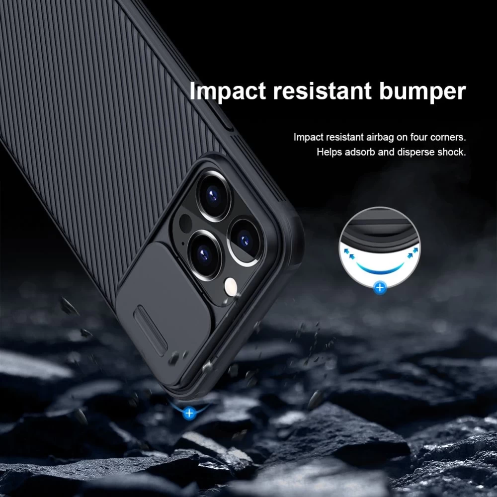 Apple iPhone 13 Pro Max ümbris sinine Nillkin CamShield Magnetic