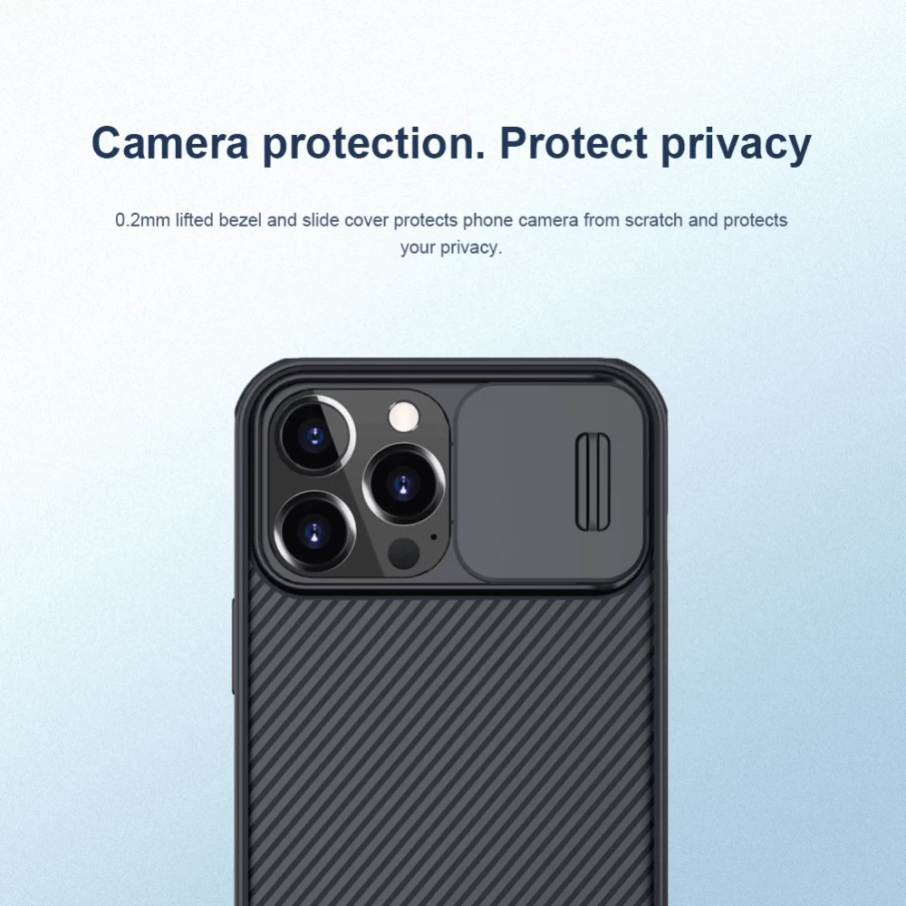 Apple iPhone 13 Pro Max ümbris sinine Nillkin CamShield Magnetic