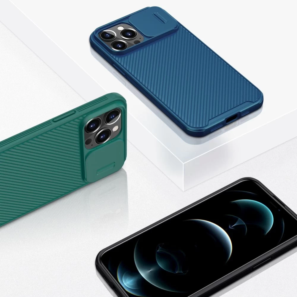 Apple iPhone 13 Pro Max ümbris sinine Nillkin CamShield Magnetic