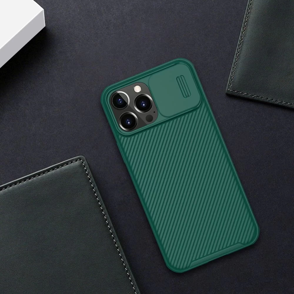 Apple iPhone 13 Pro Max ümbris sinine Nillkin CamShield Magnetic