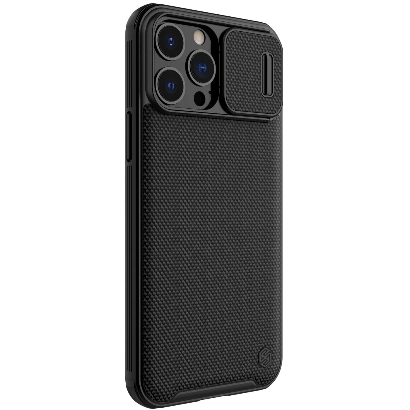 Apple iPhone 13 Pro Max ümbris must Nillkin Textured Magnetic