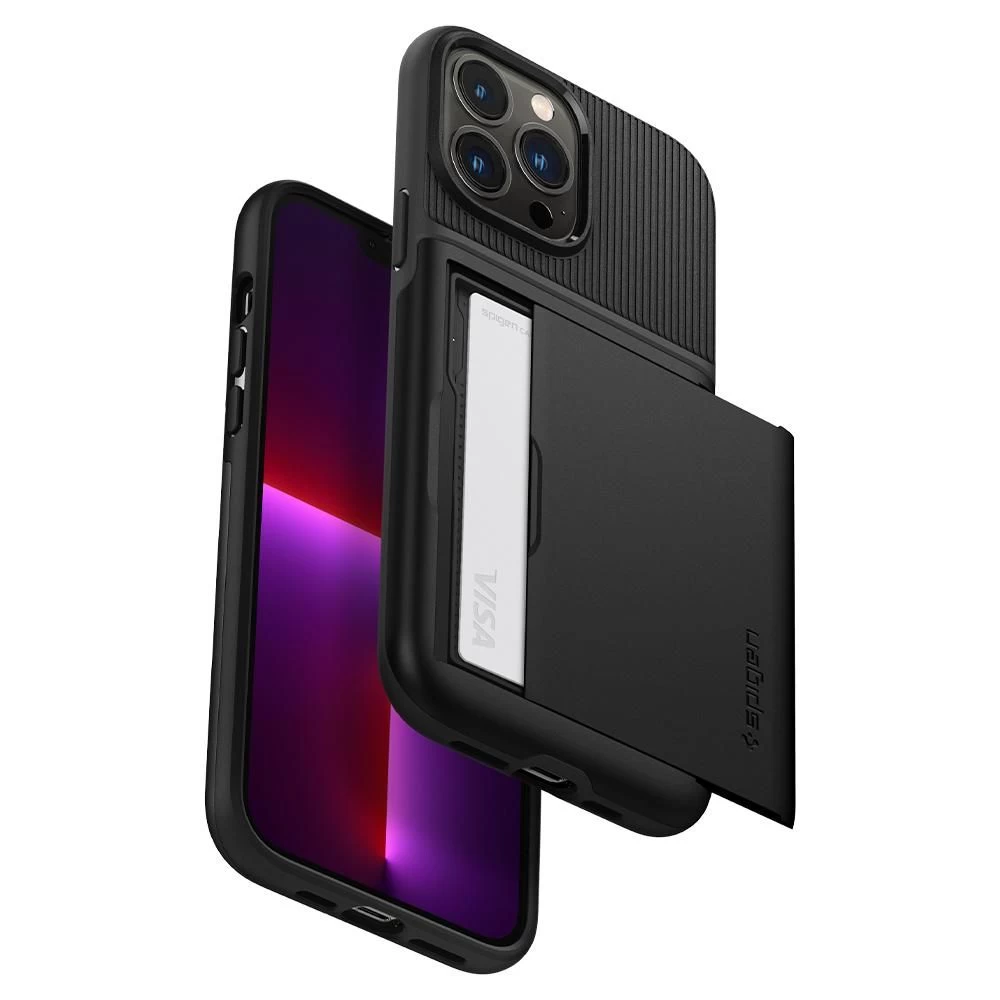 Apple iPhone 13 Pro Max skal svart SPIGEN Slim Armor CS