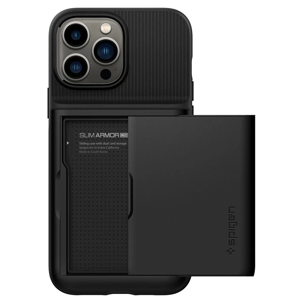 Apple iPhone 13 Pro Max skal svart SPIGEN Slim Armor CS