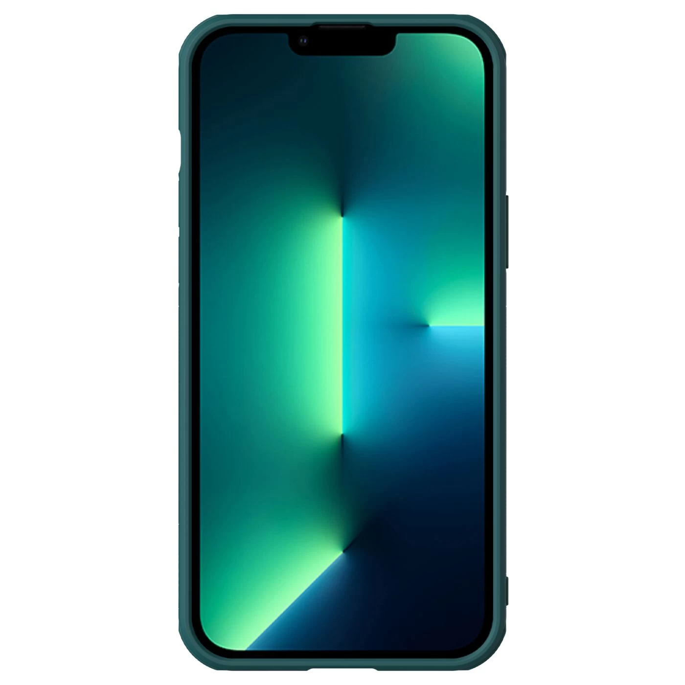 Apple iPhone 13 Pro Max skal grön Nillkin CamShield Leather