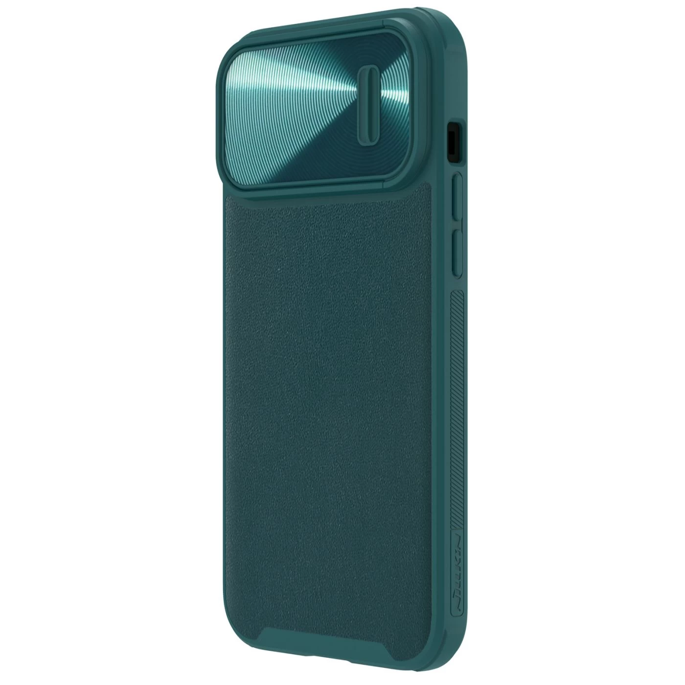 Apple iPhone 13 Pro Max case green Nillkin CamShield Leather S
