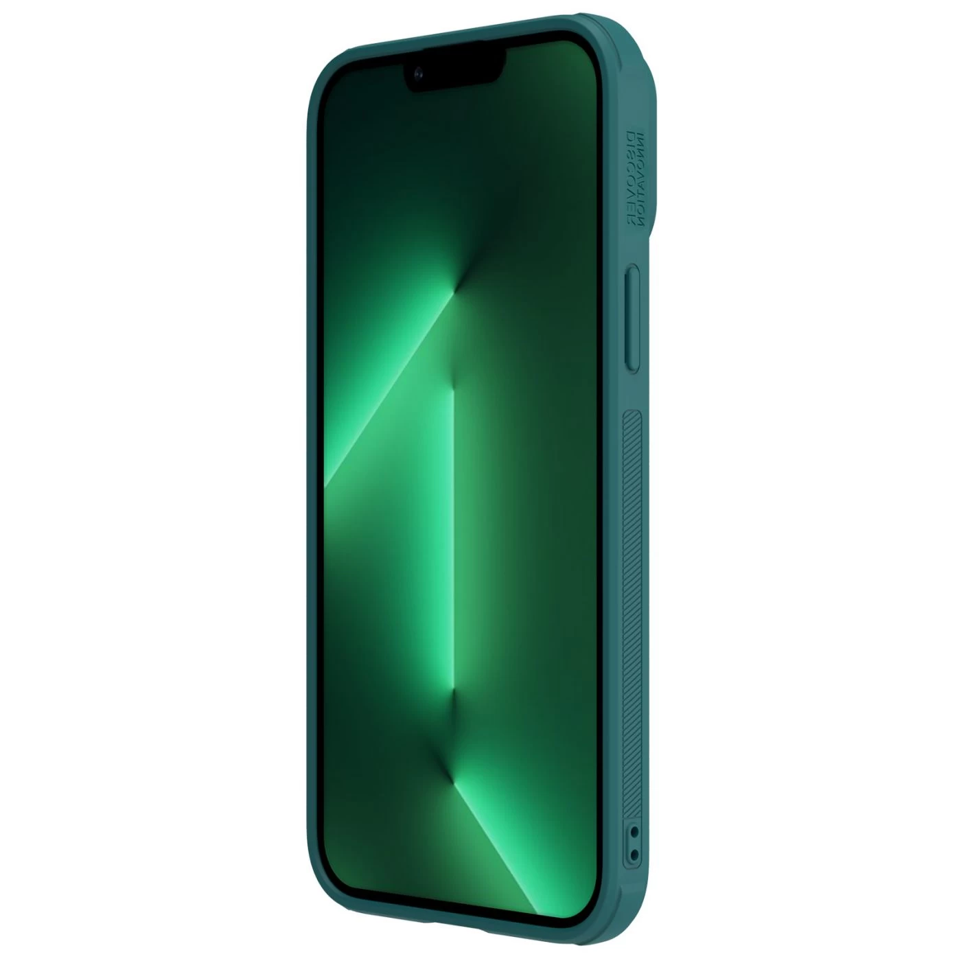 Apple iPhone 13 Pro Max case green Nillkin CamShield Leather S