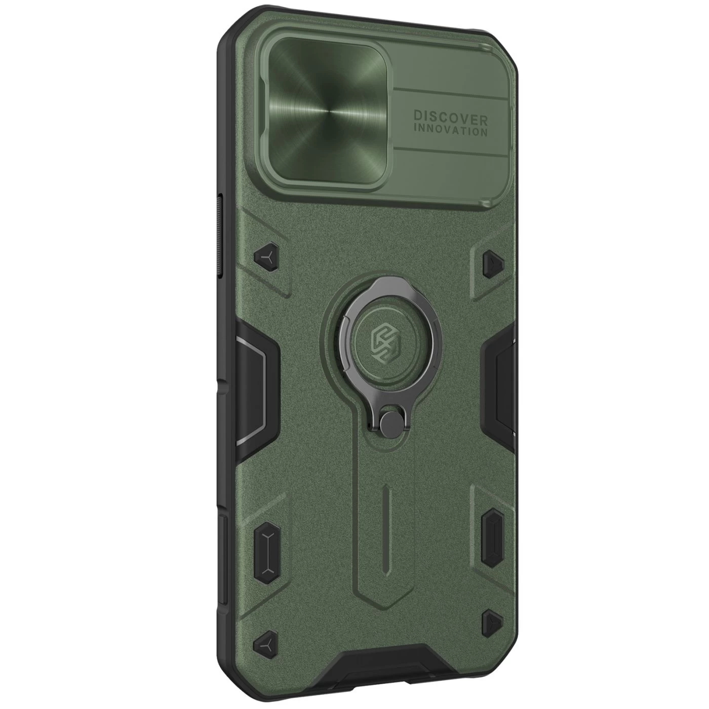 Apple iPhone 13 Pro Max skal grön Nillkin CamShield Armor