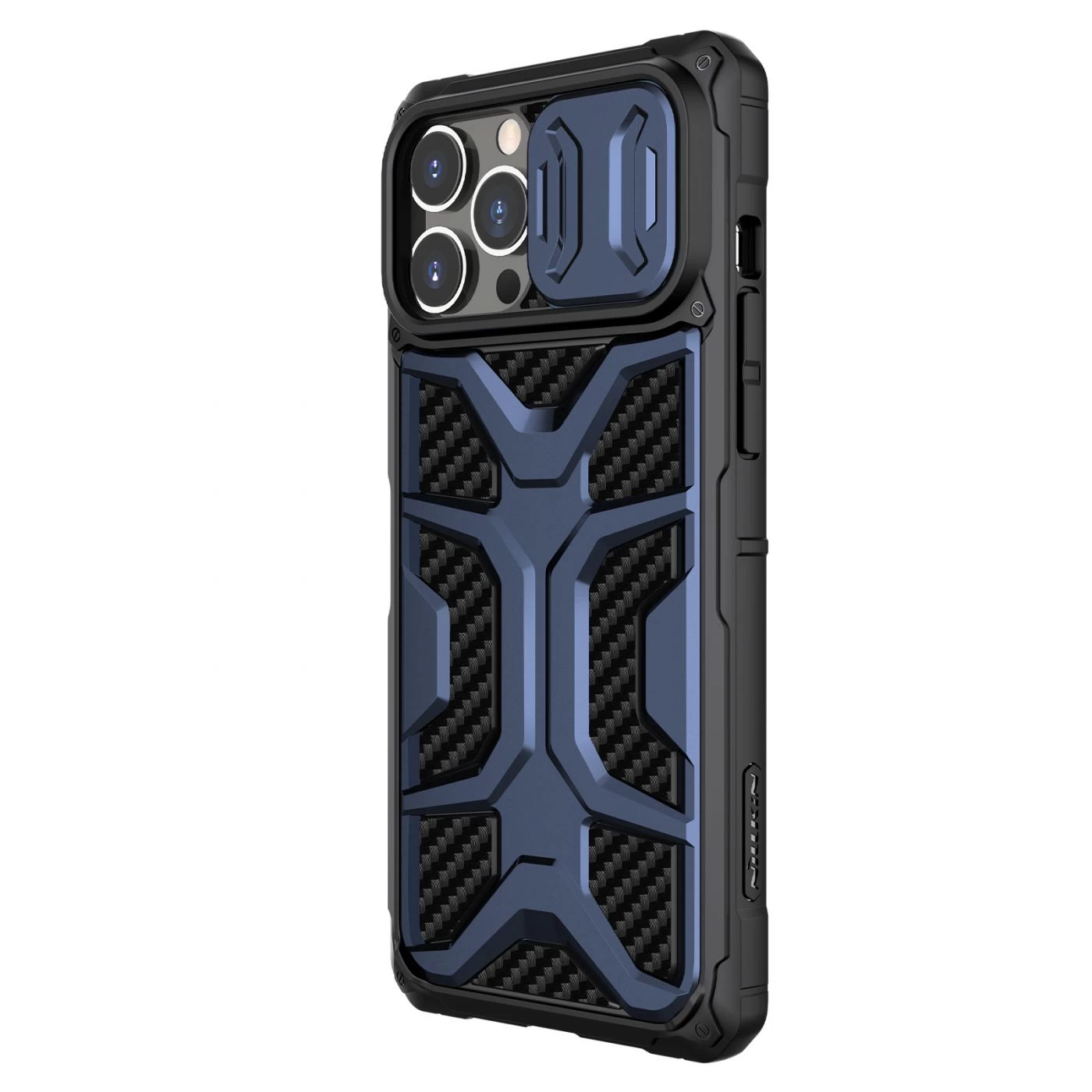 Apple iPhone 13 Pro Max dėklas mėlyna Nillkin Adventurer