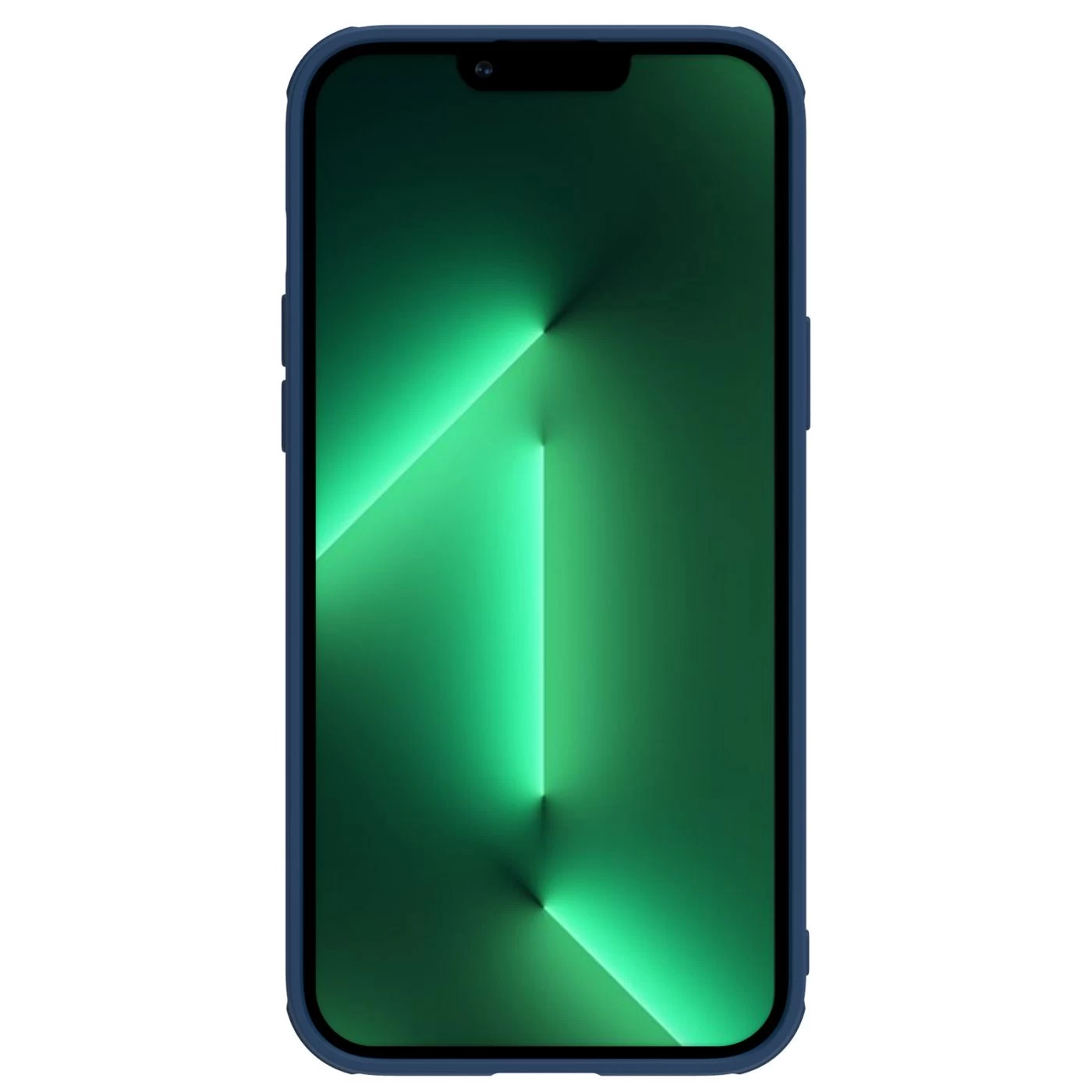 Apple iPhone 13 Pro Max case blue Nillkin CamShield Leather S