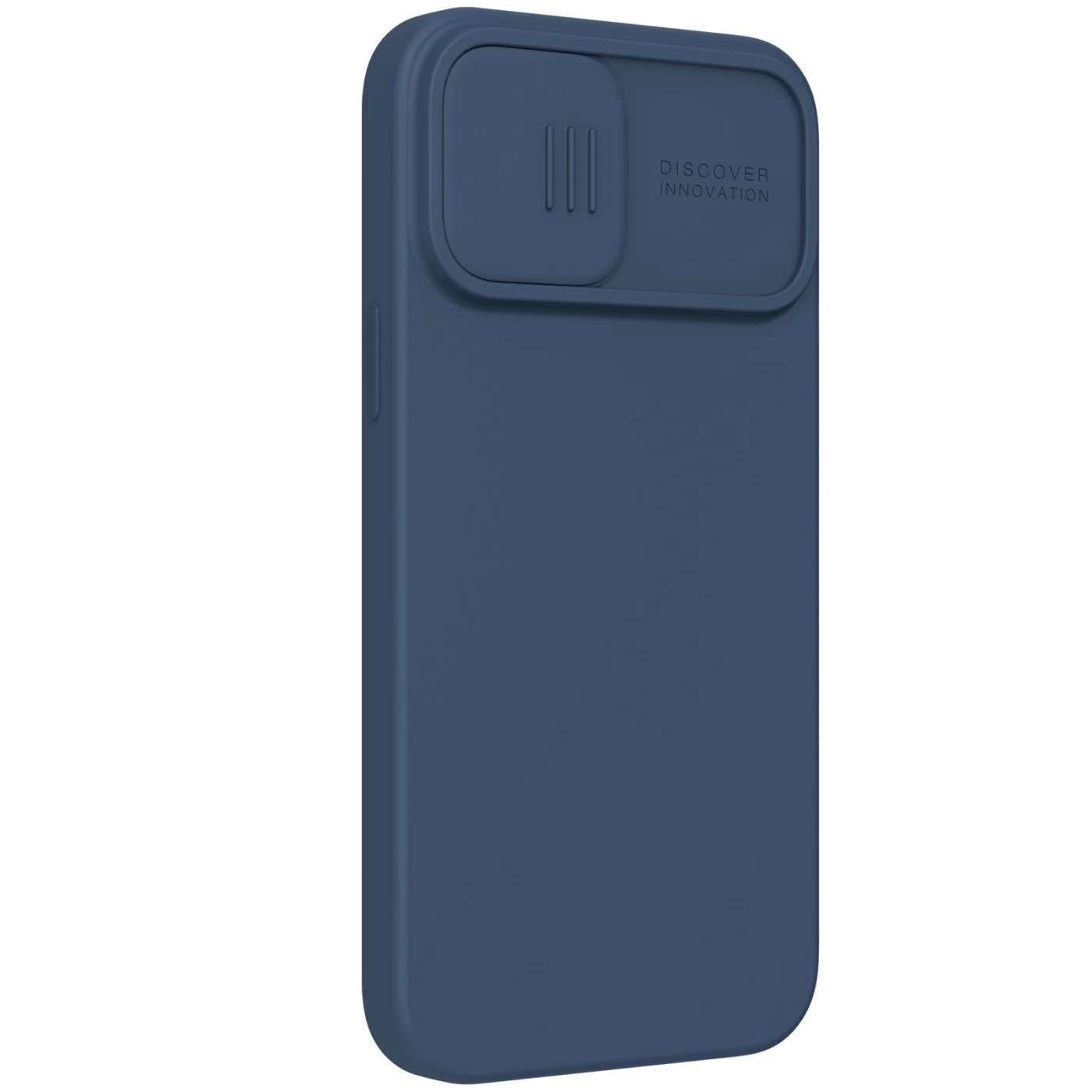Apple iPhone 13 Pro Max skal blå Nillkin CamShield Silky Magnetic Silicon
