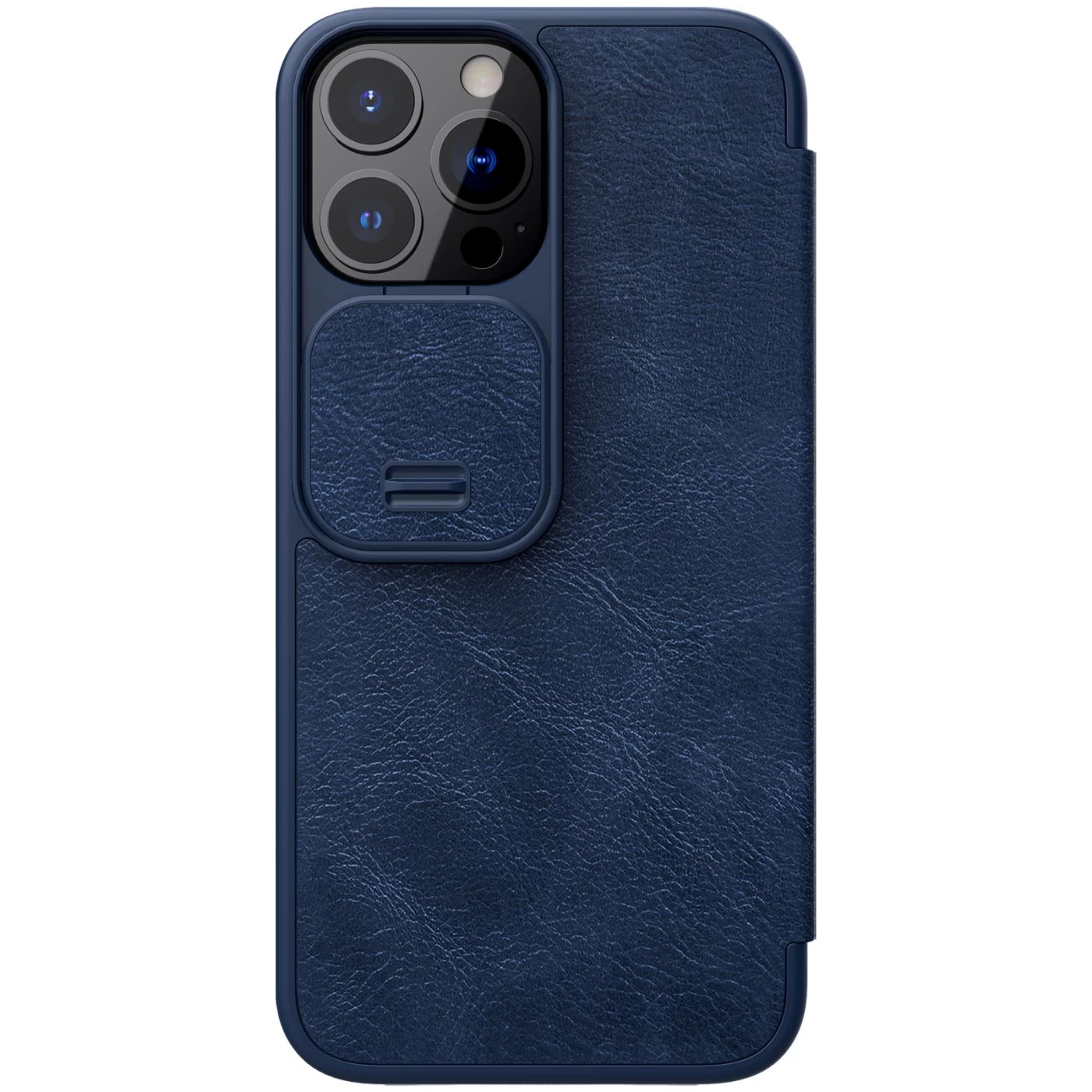 Apple iPhone 13 Pro Max fodral blå Nillkin Qin Leather