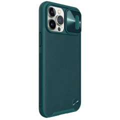 Apple iPhone 13 Pro Max skal grön Nillkin CamShield Leather 